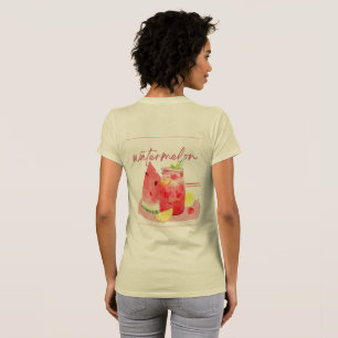 T-shirt Citronnade de pastèque en aquarelle