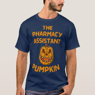 T-shirt Citrouille adjoint en pharmacie Funny Halloween Co