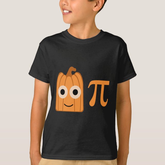T-shirt Citrouille Amusant Pi Teacher Pour Les Maths Et En (Devant)