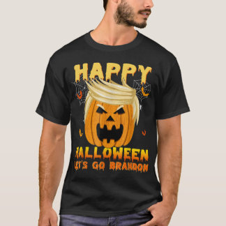 T-shirt Citrouille Brandon Trump Citrouille Halloween Co