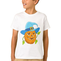 Citrouille Casquette de sorcière bleu lunaire Dess