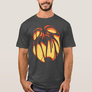 T-shirt Citrouille de fête Halloween Jack O Lantern d'horr