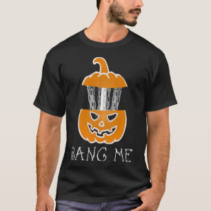 T-shirt Citrouille de golf de disque d'Halloween Ng Me Ske