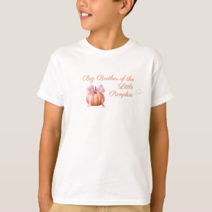T-shirt Citrouille de la cou rose "Big Brother du Citrouil