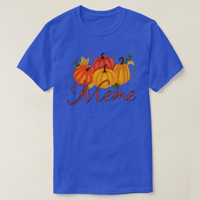 T-shirt Citrouille de mème pour femmes style léopard drôle (Design devant)