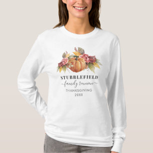 T-shirt Citrouille de réunion de famille de jumelage de Th