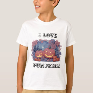 T-shirt Citrouille d'Halloween