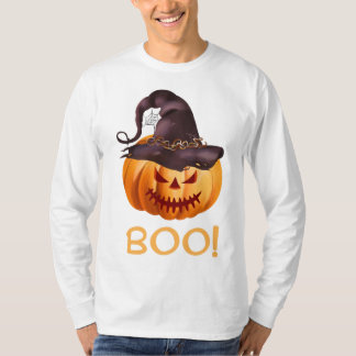 T-shirt Citrouille d'Halloween Bouh
