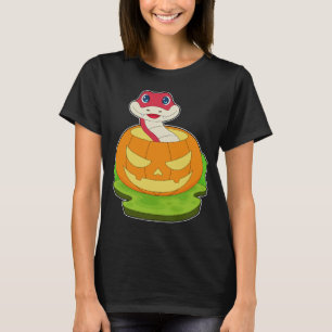 T-shirt Citrouille d'Halloween serpent