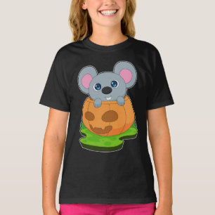 T-shirt Citrouille d'Halloween souris