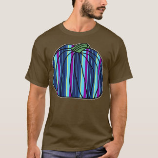 T-shirt Citrouille d'horreur d'Halloween Principalement Bl