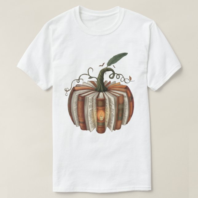 T-shirt Citrouille éffrayant Halloween" (Design devant)