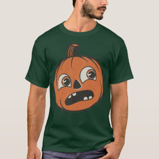T-shirt Citrouille Éffrayant vintage