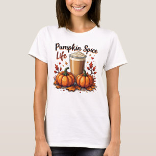 T-shirt citrouille épice Latte et Citrouilles Auto