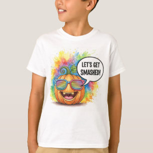 T-shirt Citrouille explosive, par Natasha Us
