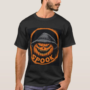 T-shirt Citrouille fantomatique Jack-O'-Lantern