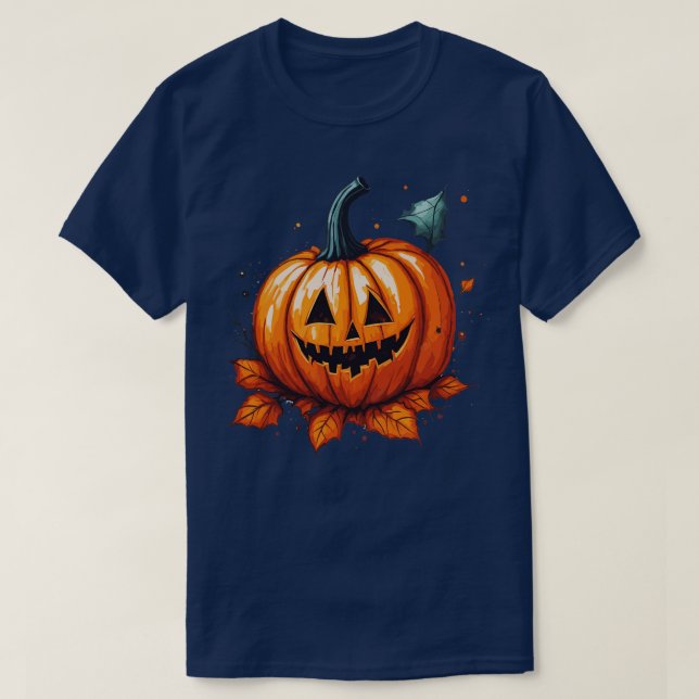 T-shirt Citrouille Halloween 5 (Design devant)