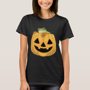 T-shirt Citrouille Halloween de grenouille