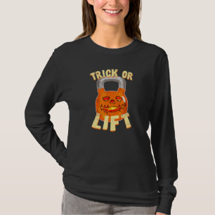 T-shirt Citrouille Halloween Kettlebell Trick Or Lift Jack