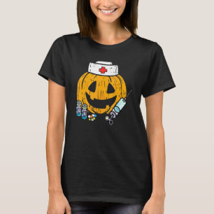 T-shirt Citrouille Infirmière Jackolantern Halloween Infir