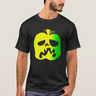 T-shirt Citrouille jaune vert Halloween