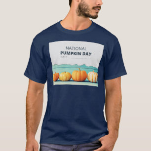 T-shirt Citrouille jour