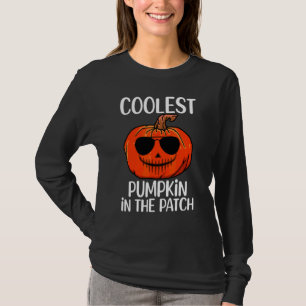 T-shirt Citrouille la plus cool du patch Halloween garçons