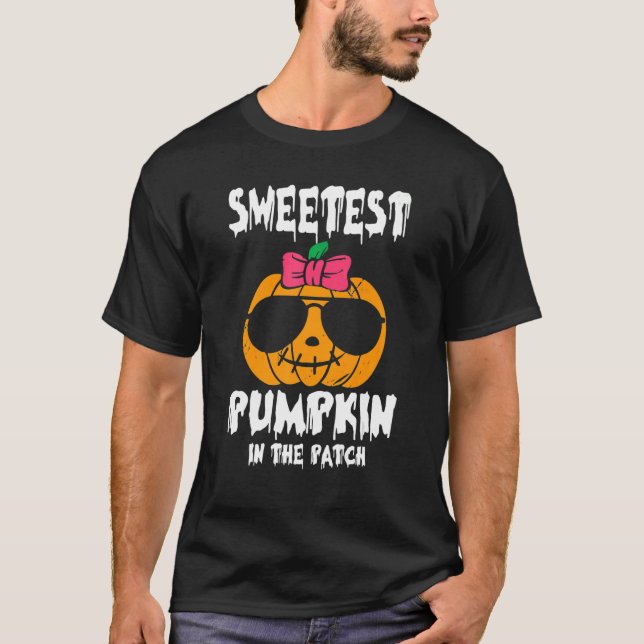 T-shirt Citrouille Le Plus Doux Du Patch Halloween Tod (Devant)