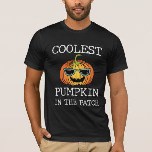 T-shirt Citrouille le plus froid dans le patch