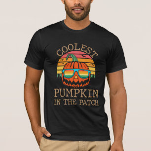 T-shirt Citrouille le plus froid dans le patch