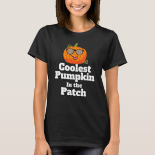 T-shirt Citrouille le plus froid dans le patch