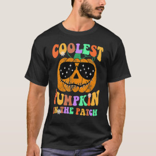 T-shirt Citrouille le plus froid dans le Patch Halloween e