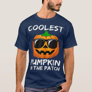T-shirt Citrouille le plus froid dans le Patch Halloween G