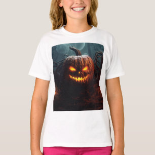 T-shirt Citrouille mal