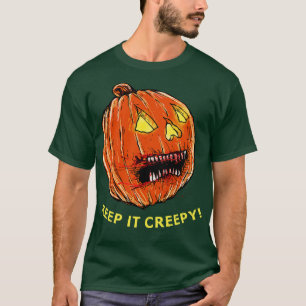 T-shirt Citrouille mal Gardez-le Déplaisant