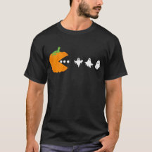Citrouille Manger Ghost Gamer Halloween Hommes Fem