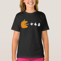 Citrouille Manger Ghost Gamer Halloween Hommes Fem