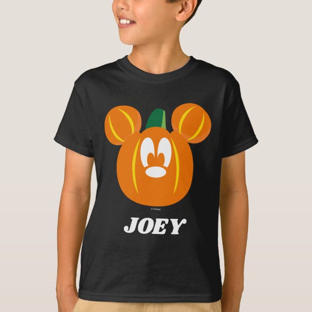 T-shirt Citrouille Mickey personnalisé (Devant)