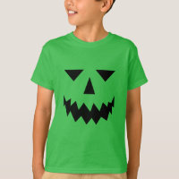 T-shirt Citrouille noir (enfant)