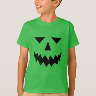 T-shirt Citrouille noir (enfant)