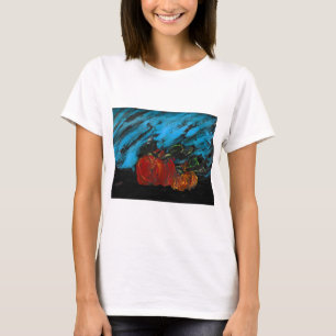 T-shirt Citrouille orange
