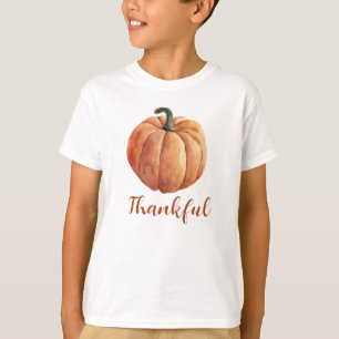 T-shirt Citrouille Orange Automne Action de Grâce