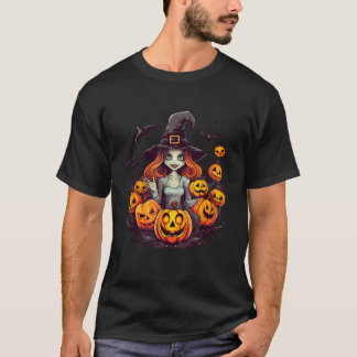 T-shirt Citrouille Patch Prowler Spooktacular Halloween Te