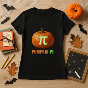 T-shirt Citrouille Pi Math Enseignant Halloween