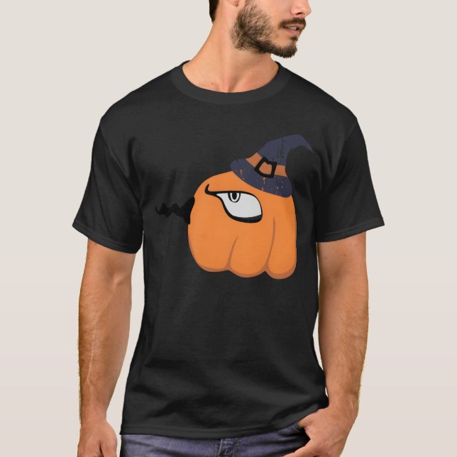 T-shirt Citrouille pour la fille d'Halloween (Devant)