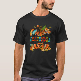 T-shirt Citrouille Remerciements au barman béni automne