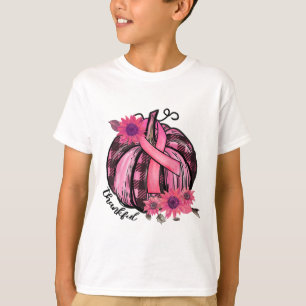 T-shirt Citrouille rose Tournesol Cerveau de sensibilisati