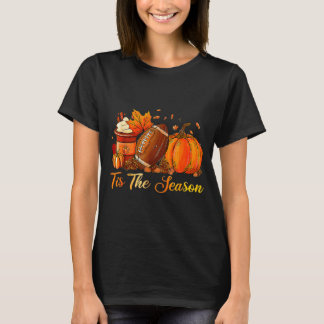 T-shirt Citrouille Sce Football C'est La Saison D'automne