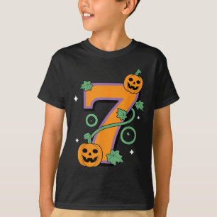 T-shirt Citrouille Six Sept 67 Correspondant 7 Halloween C