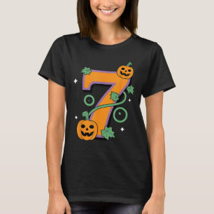 T-shirt Citrouille Six Sept 67 Couple Halloween Correspond